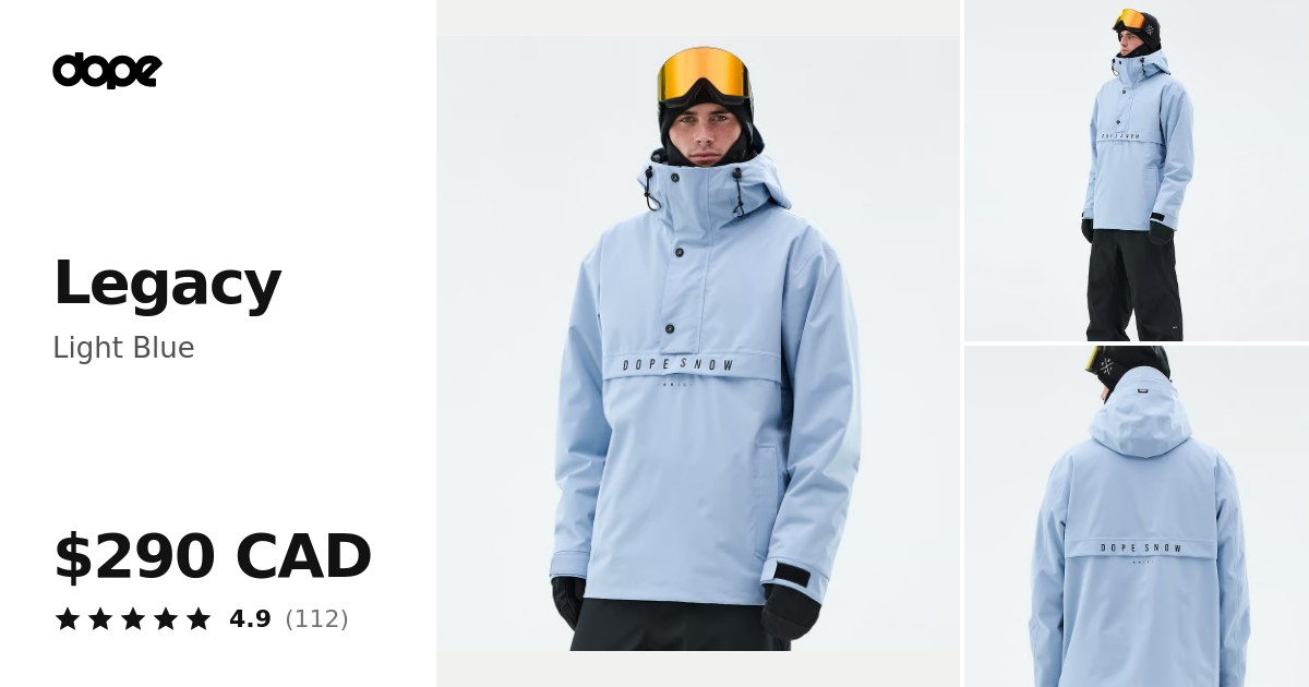 Dope Legacy Snowboard Jacket Men Light Blue | Dopesnow CA