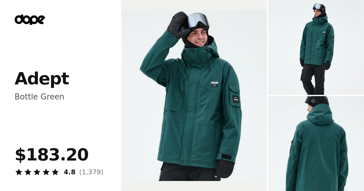 梅干し様 BELFE スノーボード スキー ウェア セット M L 緑 Dope Adept Ski Jacket Men Bottle Green | Dopesnow.com