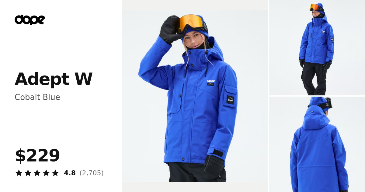 Dope Adept W Snowboard Jacket Women Cobalt Blue | Dopesnow.com
