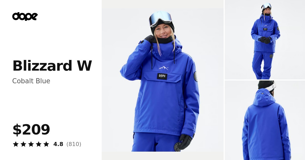 Dope Blizzard W Snowboard Jacket Women Cobalt Blue | Dopesnow.com