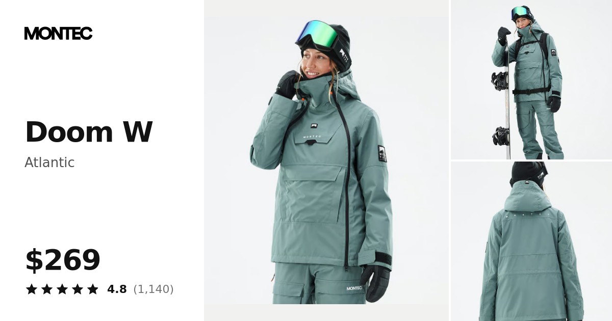 Montec Doom W Snowboard Jacket Women Atlantic | Montecwear.com