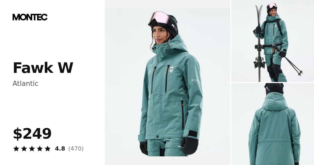 Montec Fawk W Ski Jacket Women Atlantic | Montecwear.com