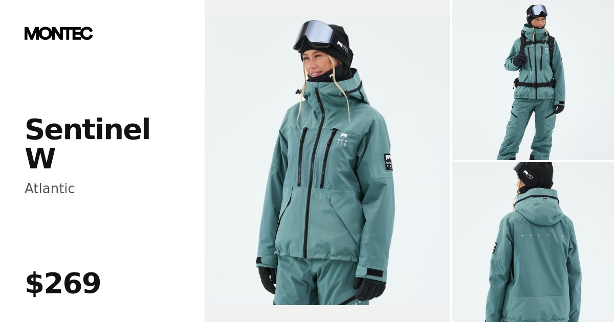Montec Sentinel W Snowboard Jacket Women Atlantic | Montecwear.com