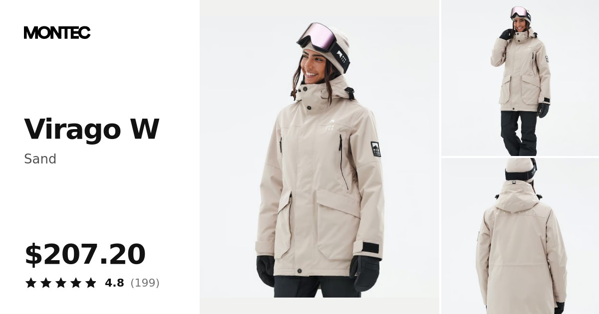 Montec Virago W Snowboard Jacket Women Sand | Montecwear.com