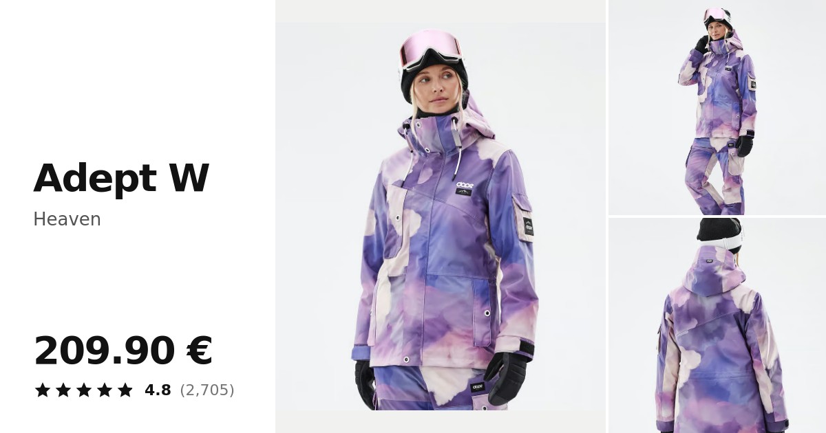 Dope Adept W Snowboard Jacket Women Heaven | Ridestore.com